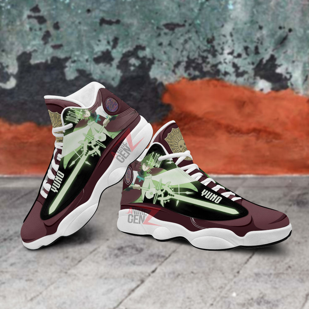 Black Clover Yuno Air Jordan 13 Sneakers Custom Anime Shoes