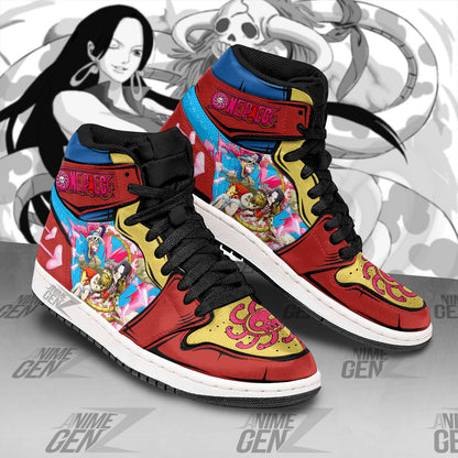 One Piece Boa Hancock JD Sneakers Custom Anime Shoes