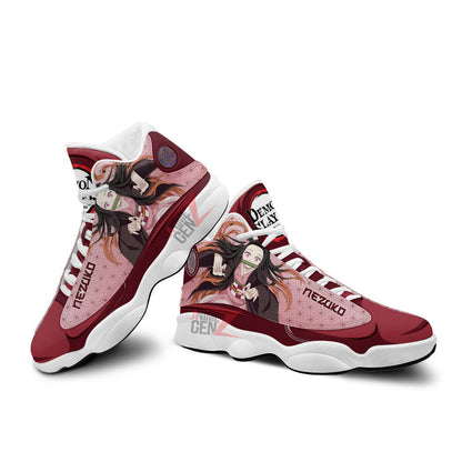 Demon Slayer JD13 Sneakers Nezuko Jordan 13 Sneakers Custom Anime Shoes