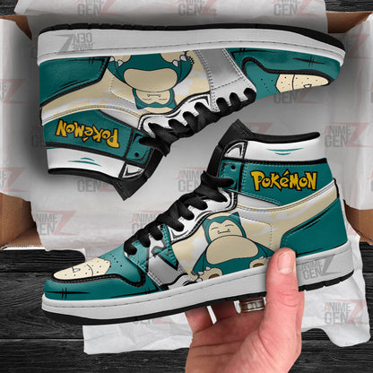 Pokemon Snorlax JD Sneakers Custom Pokemon Anime Shoes