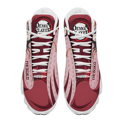 Demon Slayer JD13 Sneakers Nezuko Jordan 13 Sneakers Custom Anime Shoes