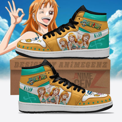 One Piece Nami JD Sneakers Custom Anime Shoes