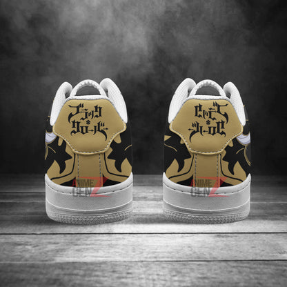 Black Clover Black Bull Sneakers Noelle Silva Custom Anime Shoes