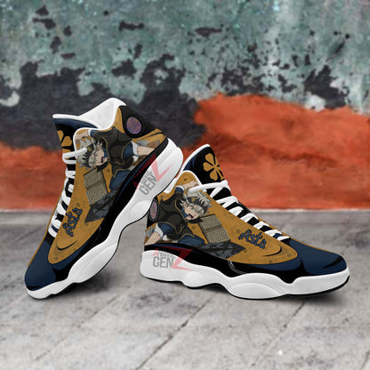 Black Clover Asta Air Jordan 13 Sneaker Custom Anime Shoes