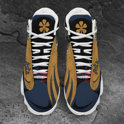 Black Clover Asta Air Jordan 13 Sneaker Custom Anime Shoes