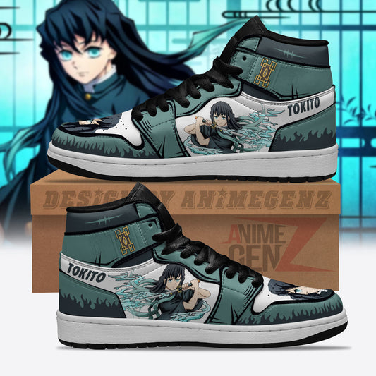 Demon Slayers Muichiro Tokito JD Sneakers Custom Anime Shoes