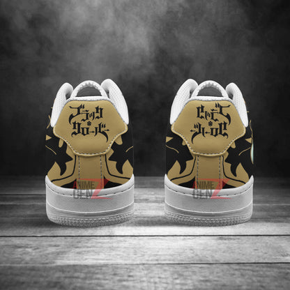 Black Clover Black Bull Sneakers Luck Voltia Custom Anime Shoes