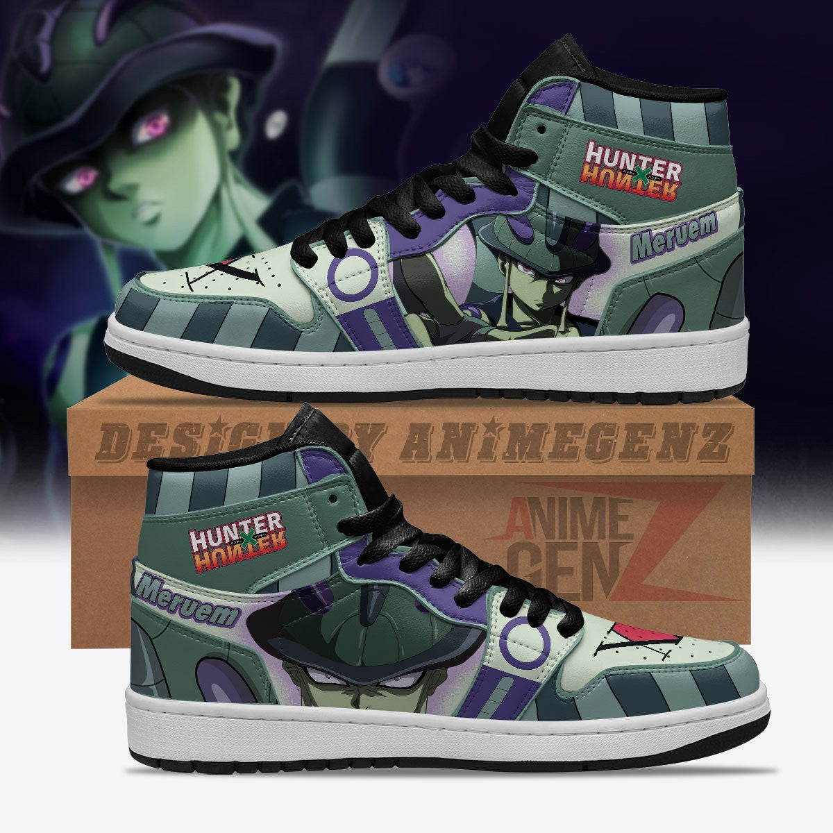 Hunter x Hunter Meruem JD Sneakers Custom Anime Shoes