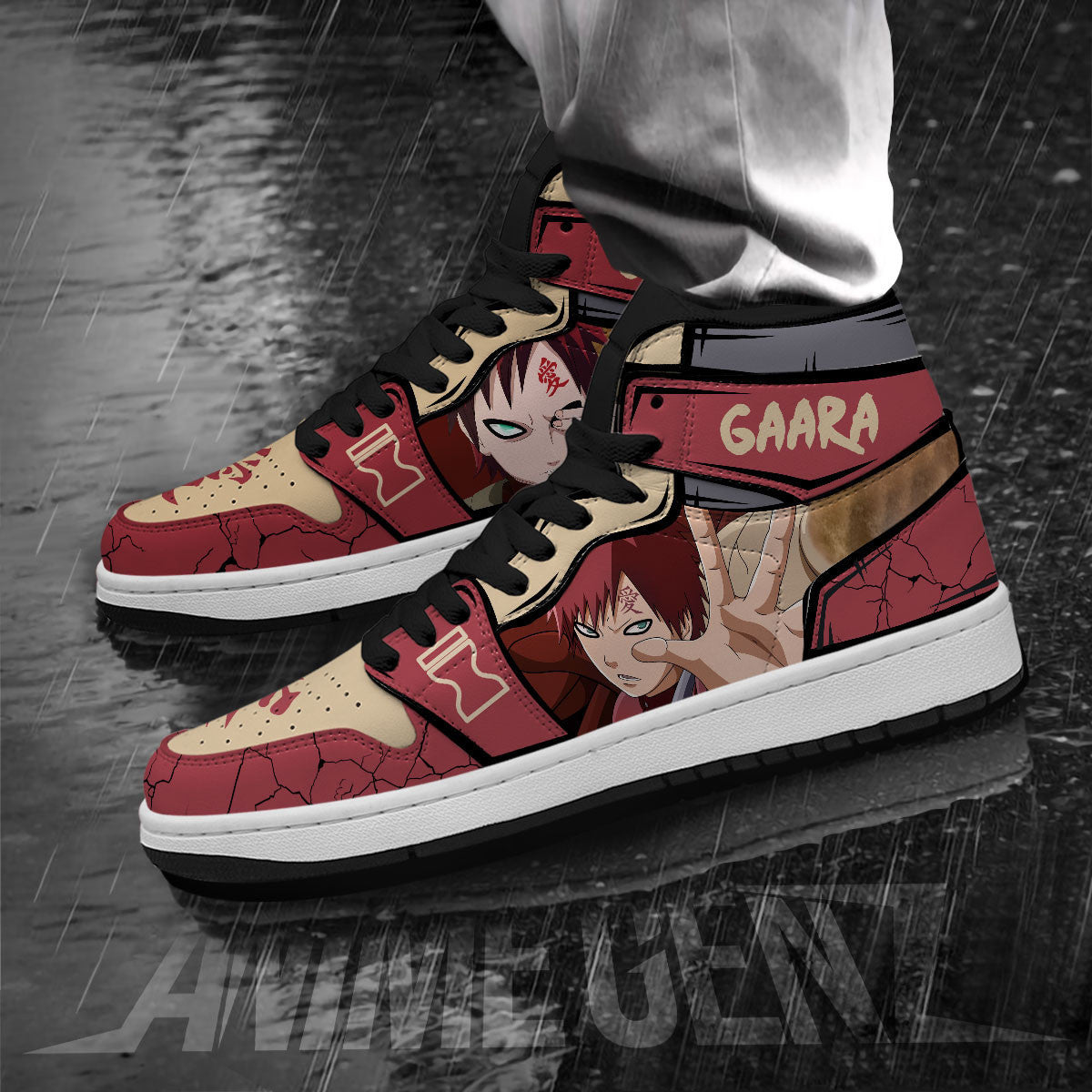 Naruto Gara JD Sneakers Custom Anime Shoes