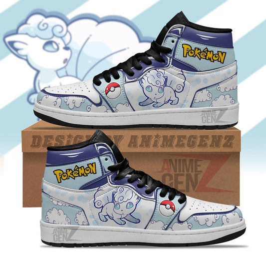 Pokemon Vulpix alola JD Sneakers Custom Pokemon Anime Shoes