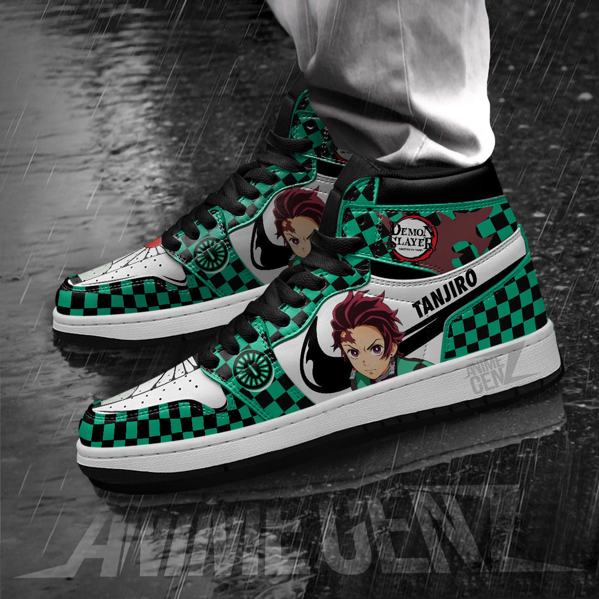 Demon Slayer Tanjiro JD Sneakers Custom Anime Shoes