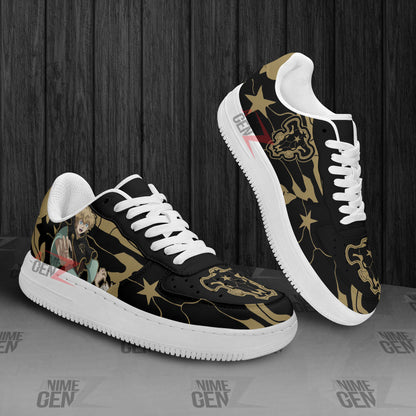 Black Clover Black Bull Sneakers Luck Voltia Custom Anime Shoes