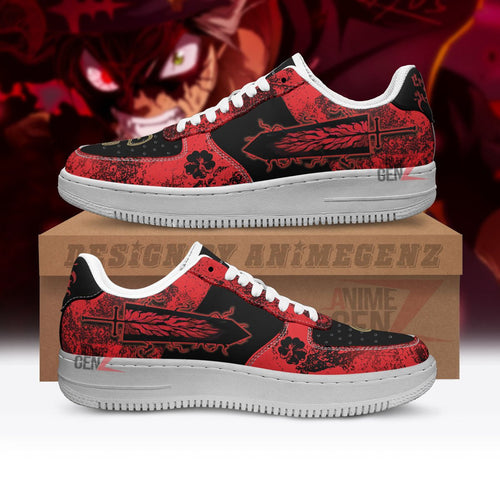 Black Clover Asta Air Sneakers Custom Anime Shoes