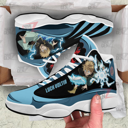 Black Clover Luck Voltia Air Jordan 13 Sneakers Custom Anime Shoes