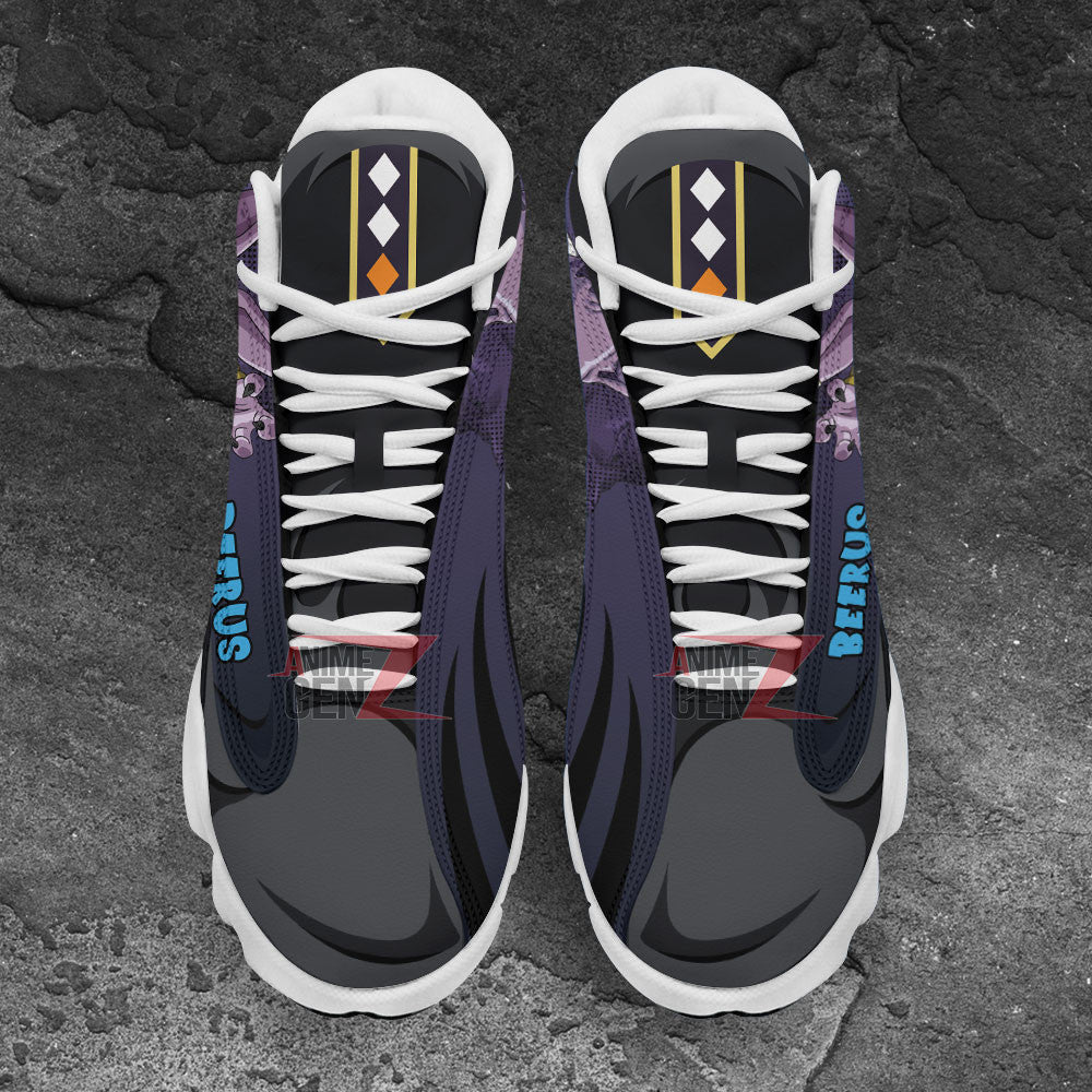 Dragon Ball Beerus Air Jordan 13 Sneakers Custom Anime Shoes
