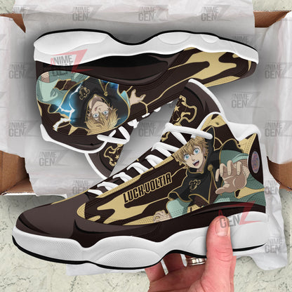 Black Clover Air Jordan 13 Sneakers Luck Voltia Black Bull Custom Anime Shoes