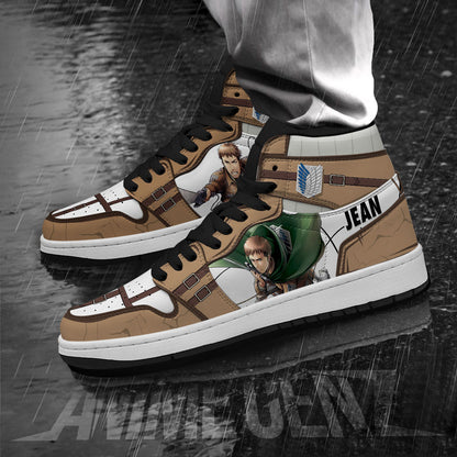 Attack On Titan JD Sneakers Jean Kristein Custom Anime Shoes