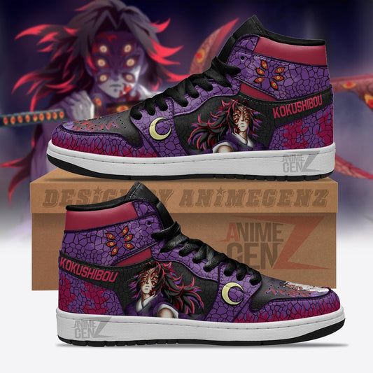 Demon Slayers Kokushibou JD Sneakers Custom Anime Shoes