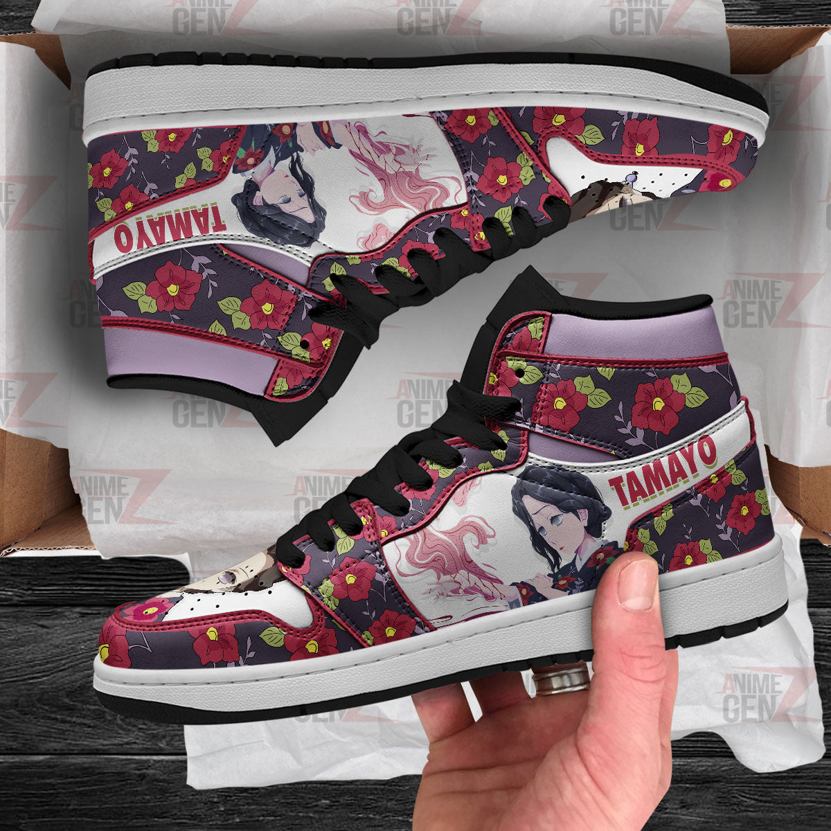 Demon Slayers Tamayo JD Sneakers Custom Anime Shoes
