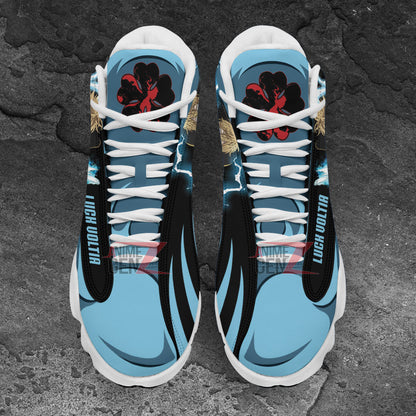 Black Clover Luck Voltia Air Jordan 13 Sneakers Custom Anime Shoes