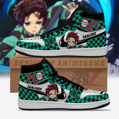 Demon Slayer JD Sneakers Tanjiro Custom Anime Shoes