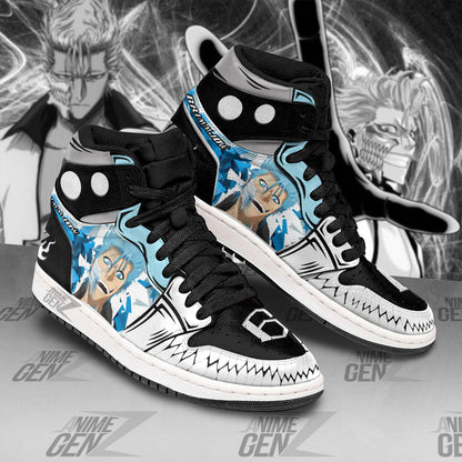 Bleach Grimmjow Jaegerjaquez JD Sneakers Custom Anime Shoes