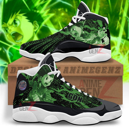 Hunter x Hunter Air Jordan 13 Sneakers Custom Gon Freecss Anime Shoes