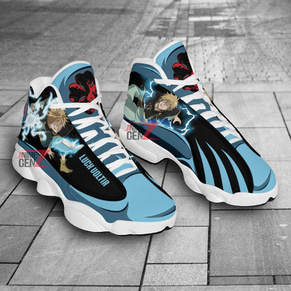 Black Clover Luck Voltia Air Jordan 13 Sneakers Custom Anime Shoes