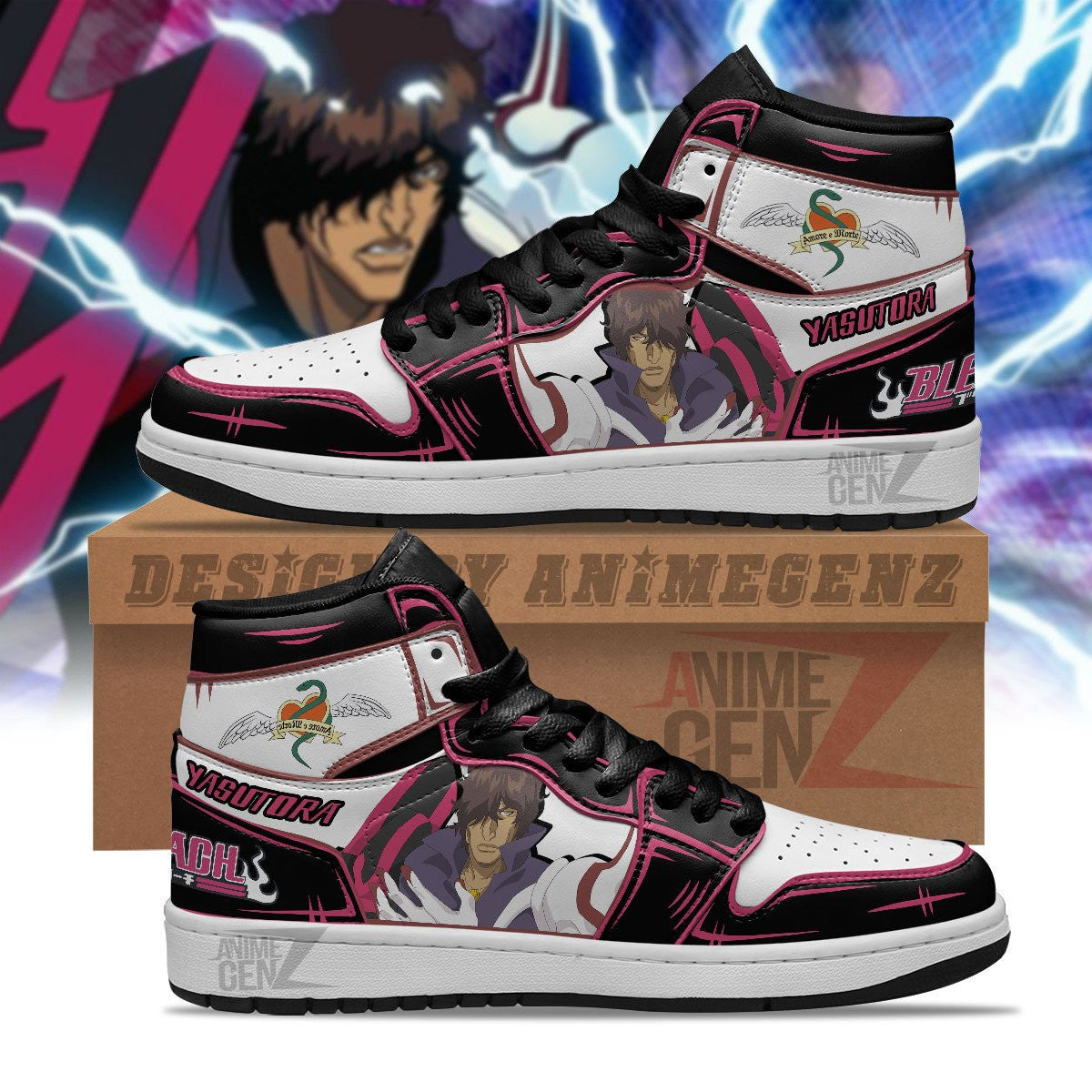 Bleach Yasutoru Sado JD Sneakers Custom Anime Shoes