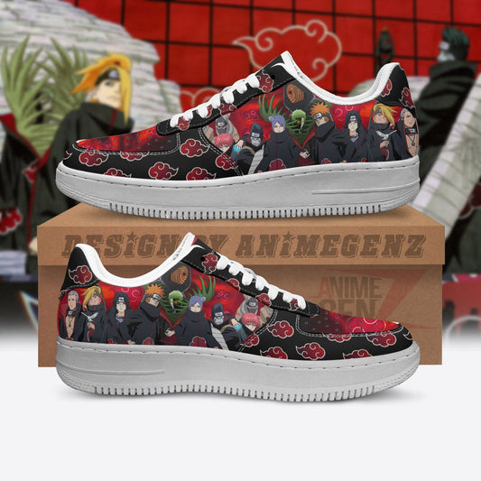 Naruto Akatsuki Air Sneakers Custom Anime Shoes