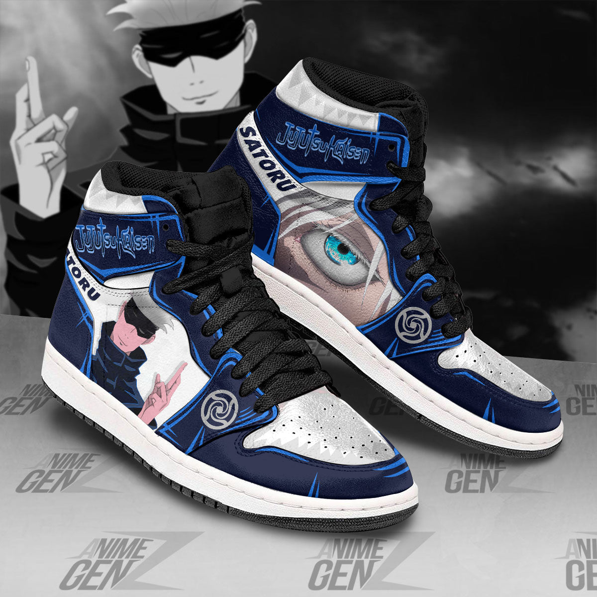 Jujutsu Kaisen JD Sneakers Satoru Goju Custom Anime Shoes