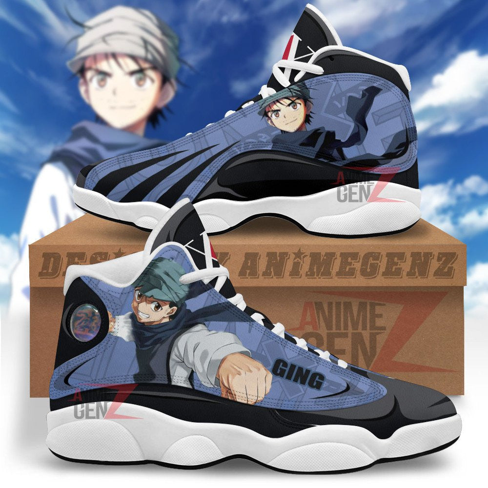 x Hunter JD 13 Sneakers Custom Ging Freecss Anime Shoes
