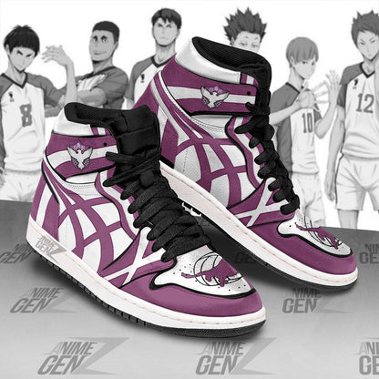 Haikyuu Shiratorizawa Team JD Sneakers Custom Anime Shoes