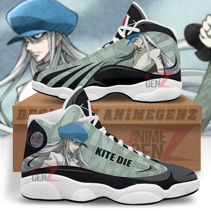 Hunter x Hunter Kite Die Air Jordan 13 Sneakers Custom Anime Shoes