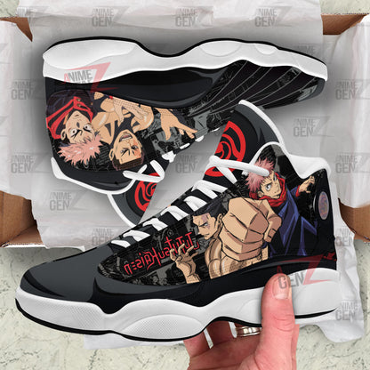 Aoi Todo x Itadori Yuri Air Jordan 13 Jujutsu Kaisen Custom Anime Shoes