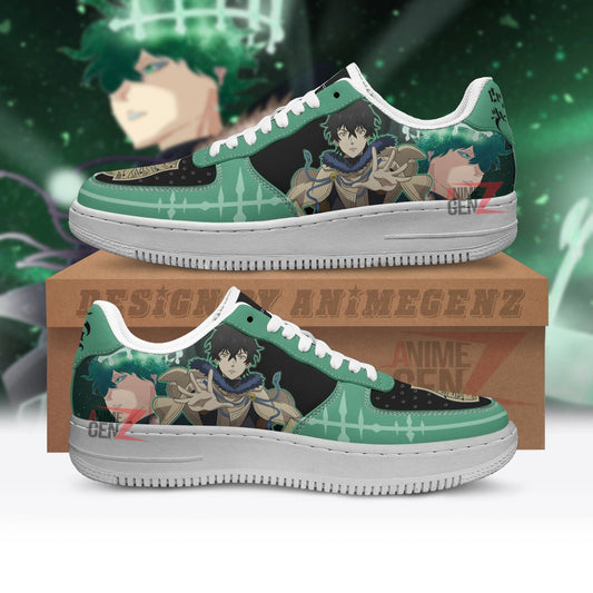 Black Clover Yuno Air Sneakers Custom Anime Shoes