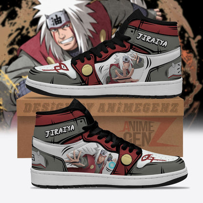 Naruto Anime JD Sneakers Jiraiya Custom Anime Shoes