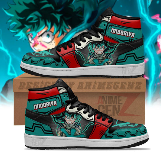 BNHA Midoriya Izuku JD Sneakers Custom Anime My Hero Academia Shoes