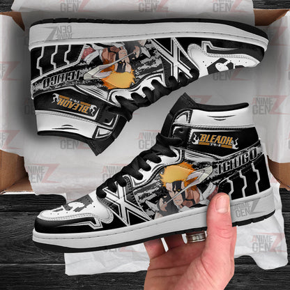Bleach JD Sneakers Kurosaki Ichigo True Bankai Custom Anime Shoes Ph220413-01