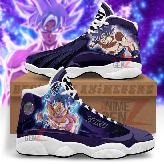Dragon Ball Shoes Goku Ultra Instinct Air Jordan 13 Sneakers Custom Anime Shoes