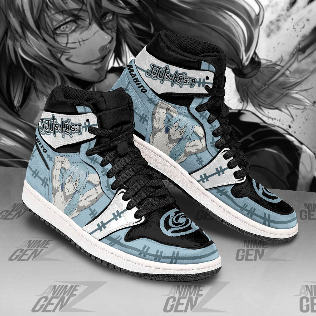 Jujutsu Kaisen JD Sneakers Mahito Custom Anime Shoes