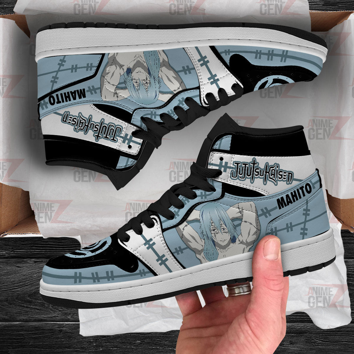 Jujutsu Kaisen JD Sneakers Mahito Custom Anime Shoes