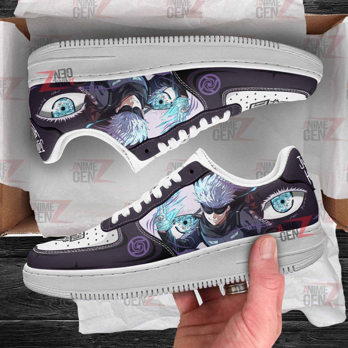 Jujutsu Kaisen Satoru Gojo Air Sneakers Custom Anime Shoes