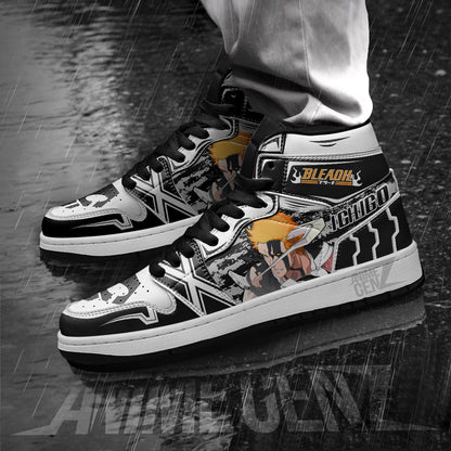 Bleach JD Sneakers Kurosaki Ichigo True Bankai Custom Anime Shoes Ph220413-01