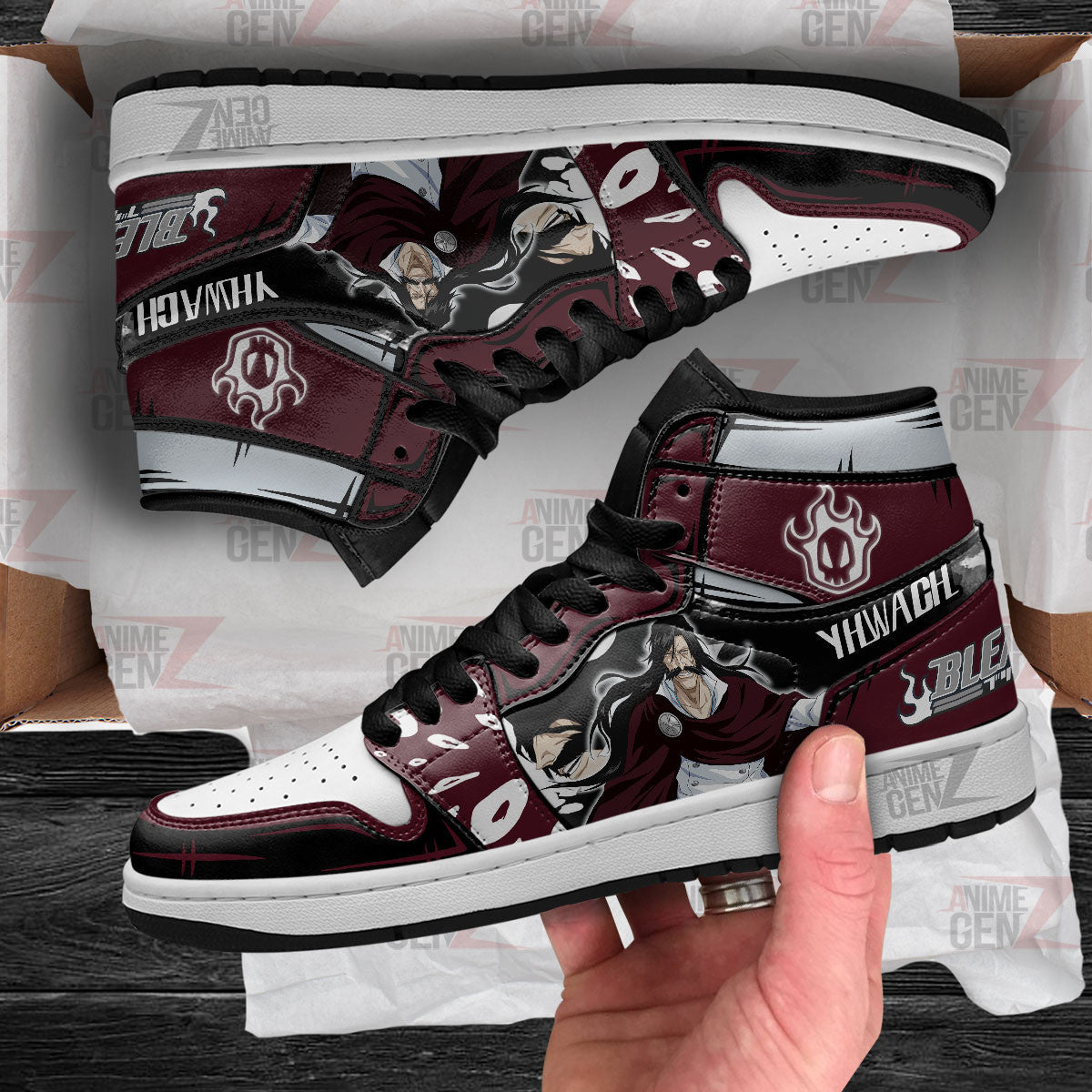 Bleach Yhwach JD Sneakers Custom Anime Shoes