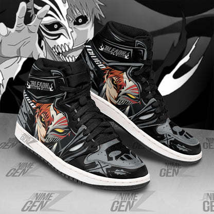 Bleach JD Sneakers Kurosaki Ichigo Holow Mask Custom Anime Shoes