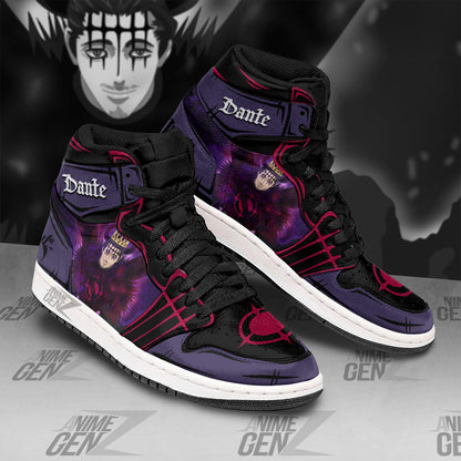 Black Clover Dante Zogratis JD Sneakers Custom Anime Shoes