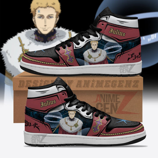 Julius Novachrono JD Sneakers Black Clover Custom Anime Shoes