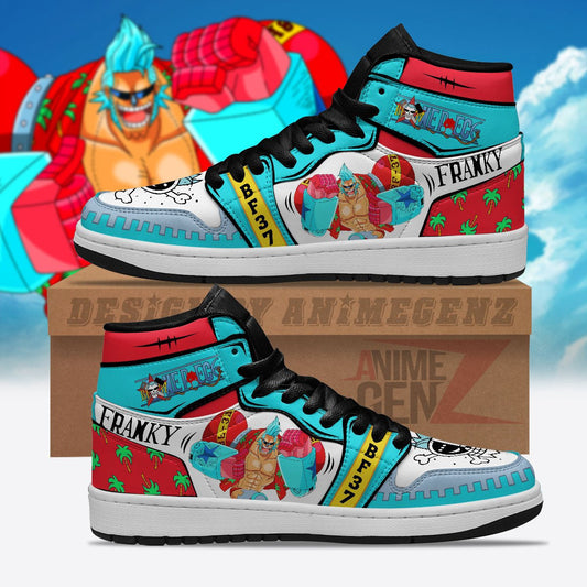 One Piece Franky JD Sneakers Custom Anime Shoes