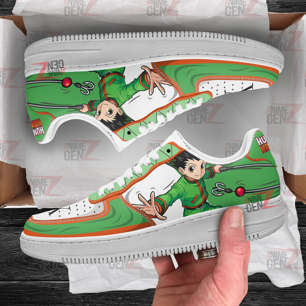 Hunter x Hunter Gon Freecss Air Sneakers Custom Anime Shoes